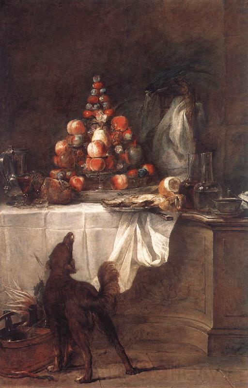 jean-Baptiste-Simeon Chardin The Buffet